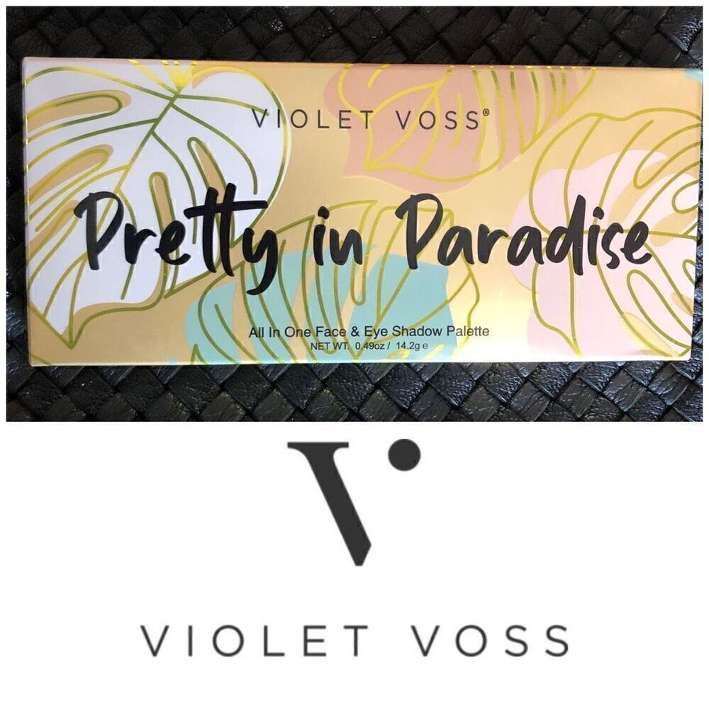 VIOLET VOSS - NWT - Pretty in Paradise All-in-One Face & Eye Shadow Palette
